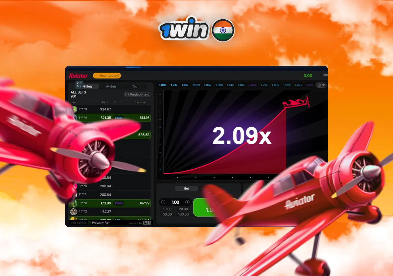 Best 1win Aviator crash game